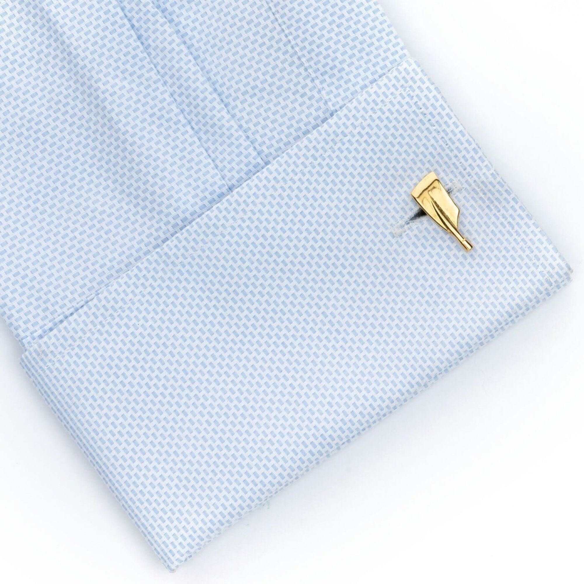 Gold Paddle Oar Cufflinks Novelty Cufflinks Clinks Australia 