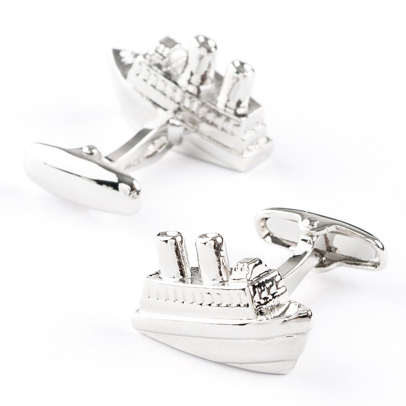 Silver Ship Cufflinks Novelty Cufflinks Clinks Australia 