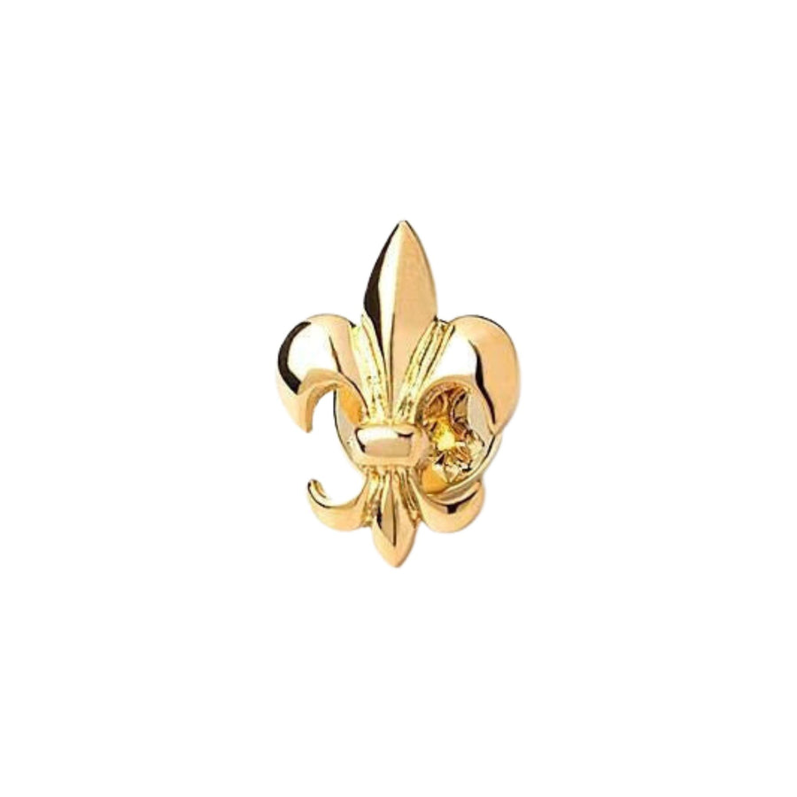 Fleur De Lis Lapel Pin in Gold