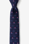 Whale Tails Skinny Tie