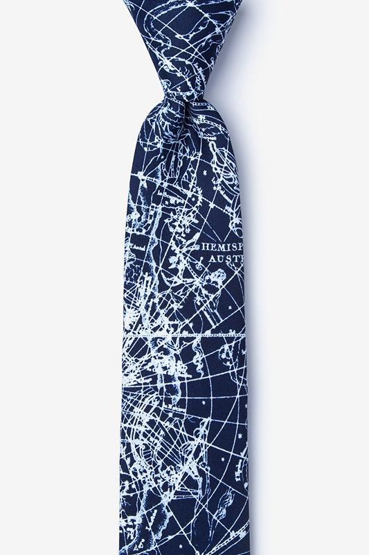 Vintage Star Chart Skinny Tie