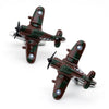 CAC Boomerang Fighter Airplane Cufflinks Camouflage