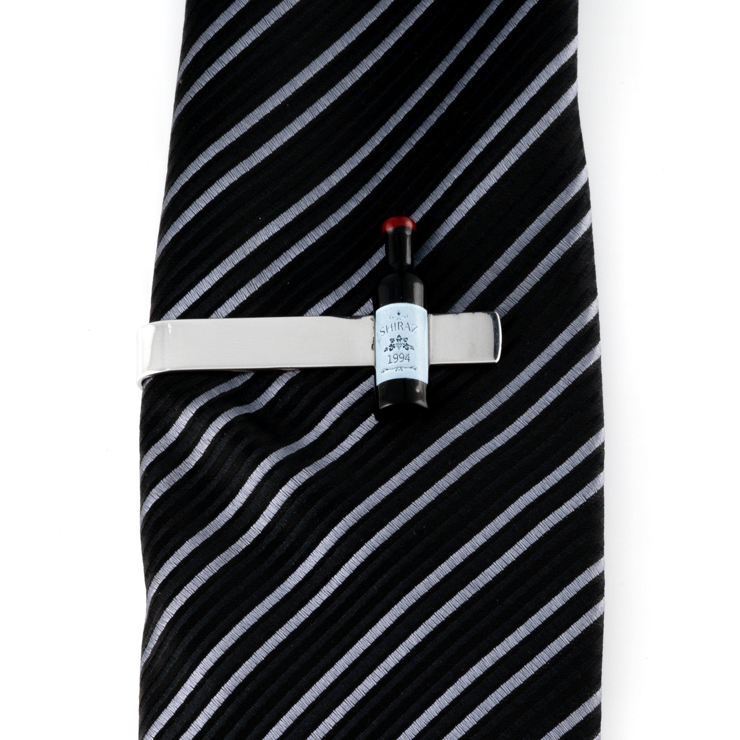 Shiraz Red Wine Bottle Tie Bar Tie Bars Clinks 