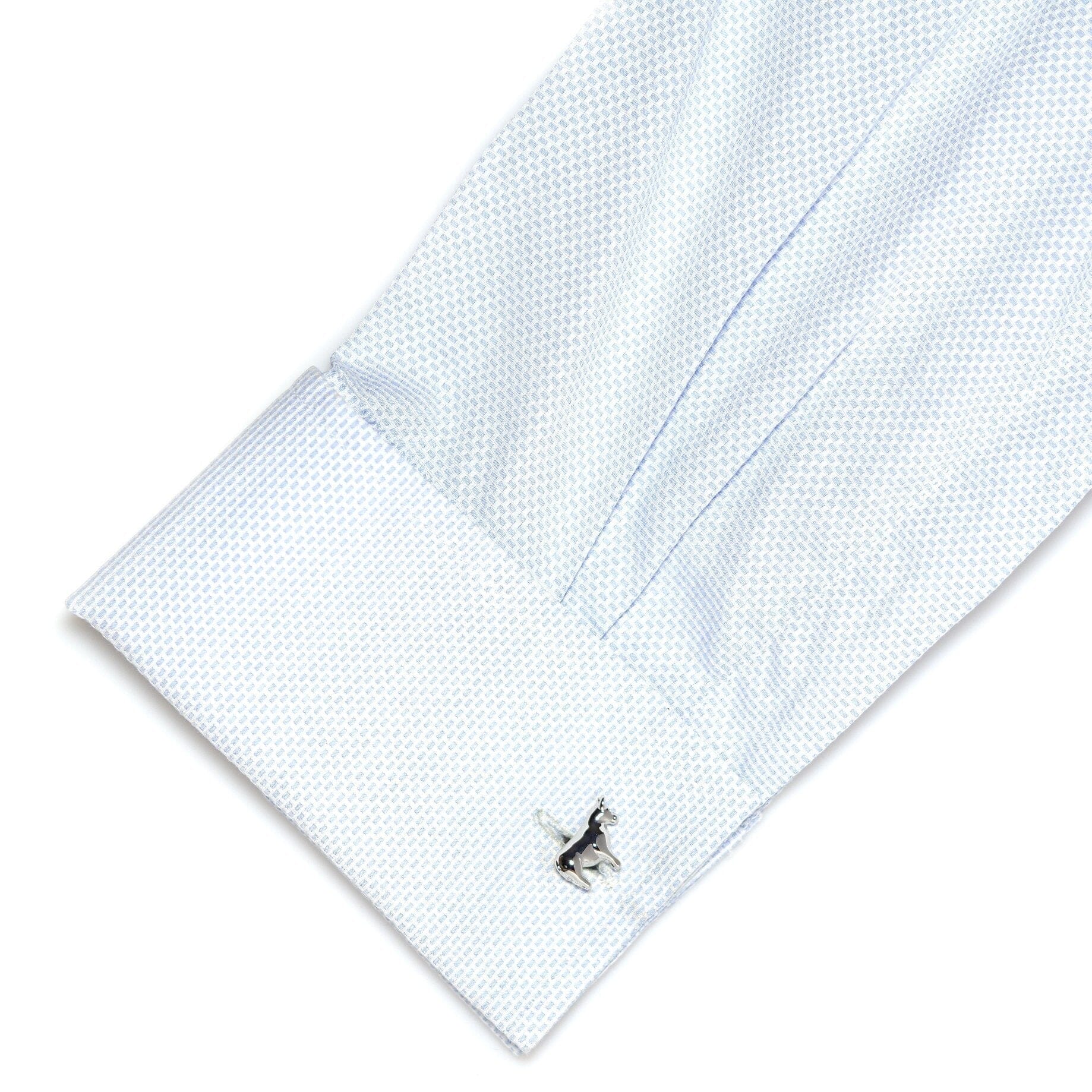 Bull and Bear Silver Cufflinks Novelty Cufflinks Clinks Australia 