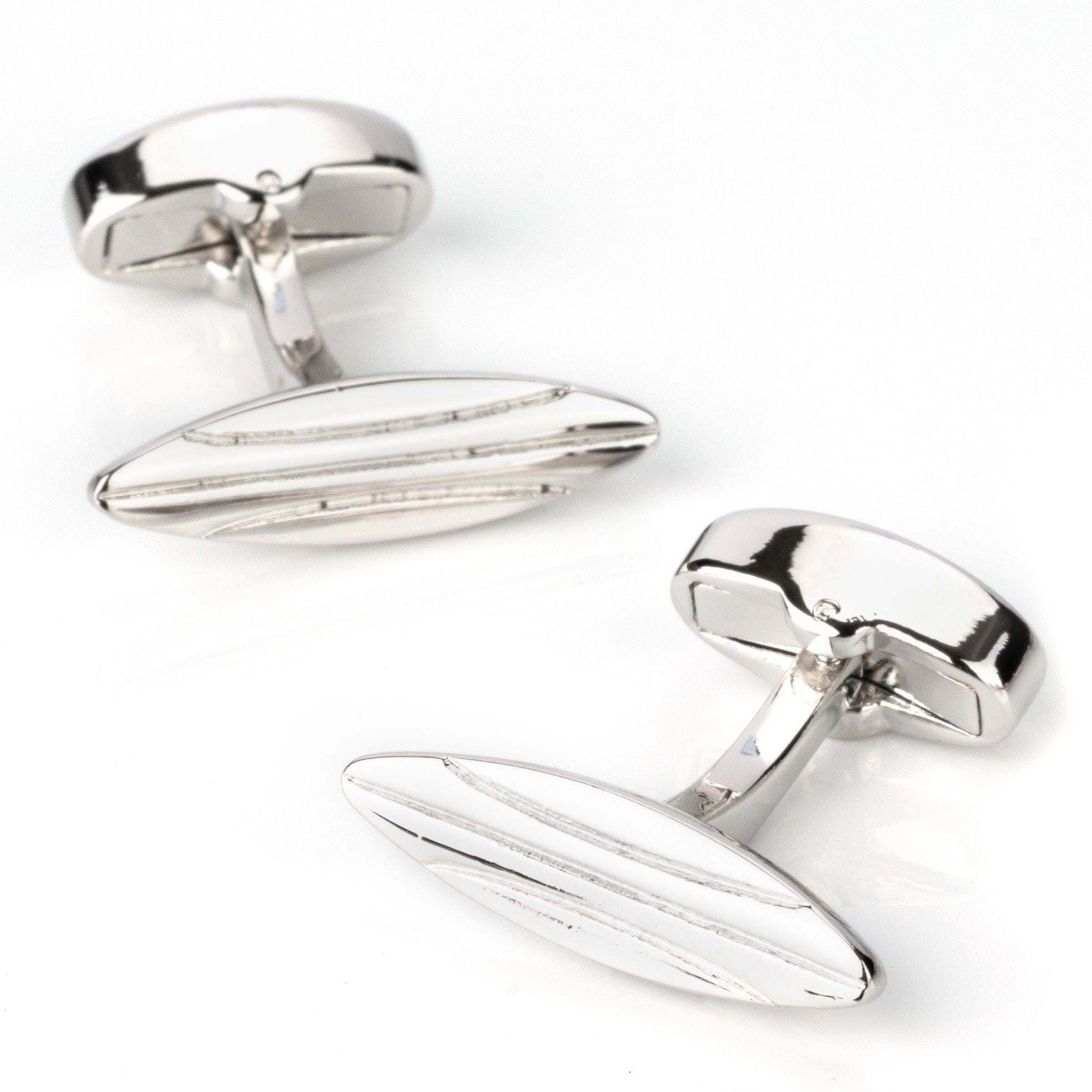 Silver Surfboard Cufflinks Novelty Cufflinks Clinks Australia 