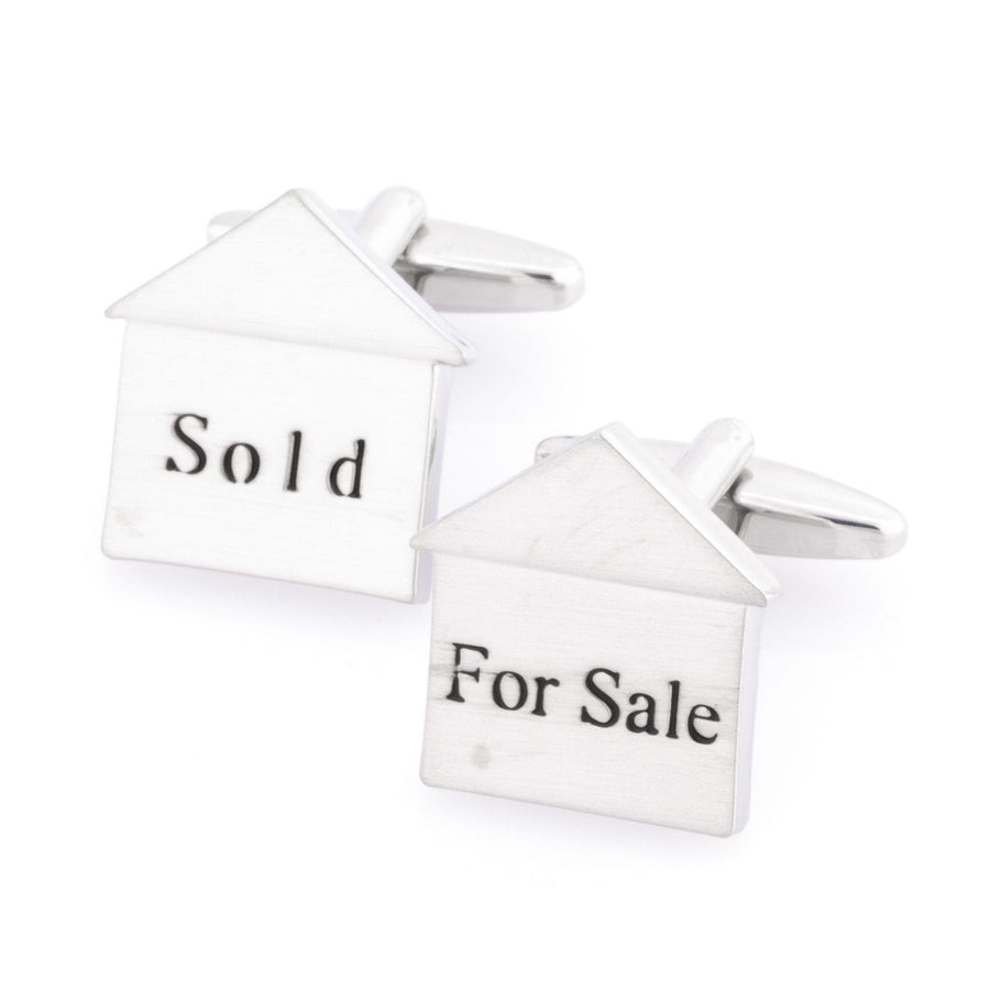 For Sale Sold House Cufflinks