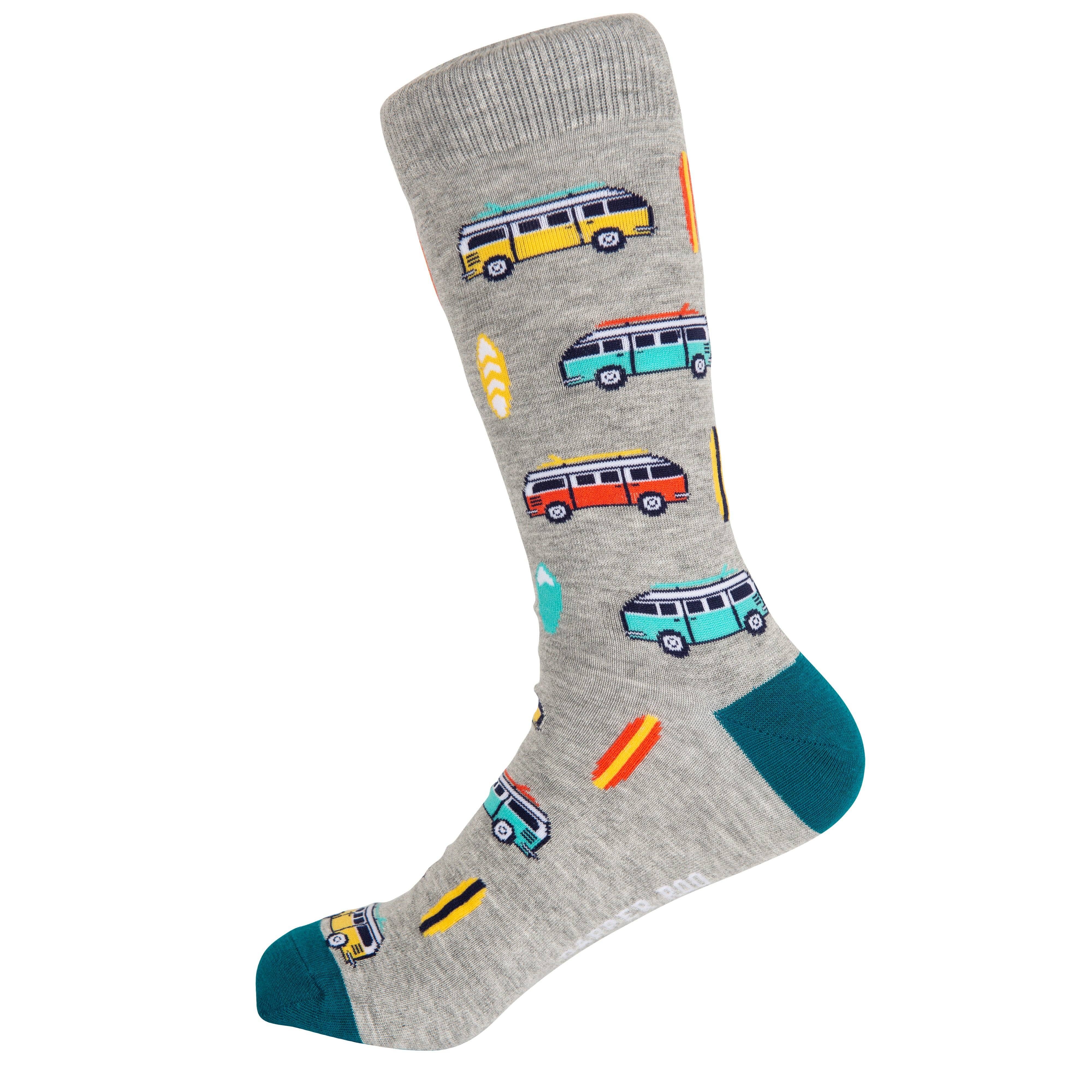Beach Kombi VW Bamboo Socks by Dapper Roo Socks Dapper Roo 