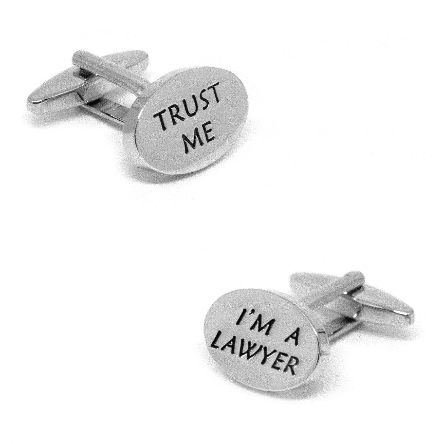 Trust Me I'm a Lawyer Cufflinks Novelty Cufflinks Clinks Australia 