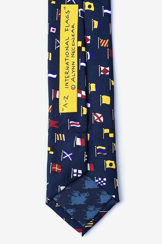 A-Z International Flags Skinny Tie Ties Clinks 
