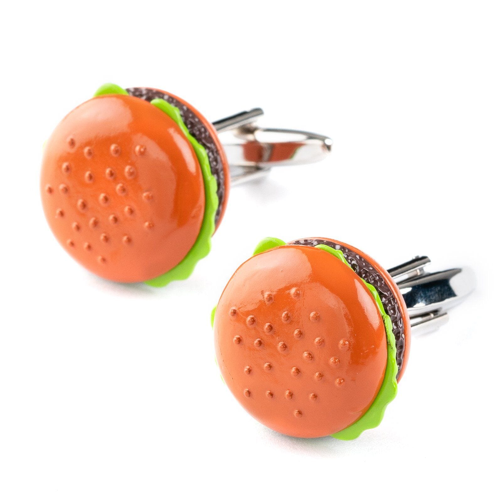 Colour Hamburger Cufflinks Novelty Cufflinks Clinks Australia 