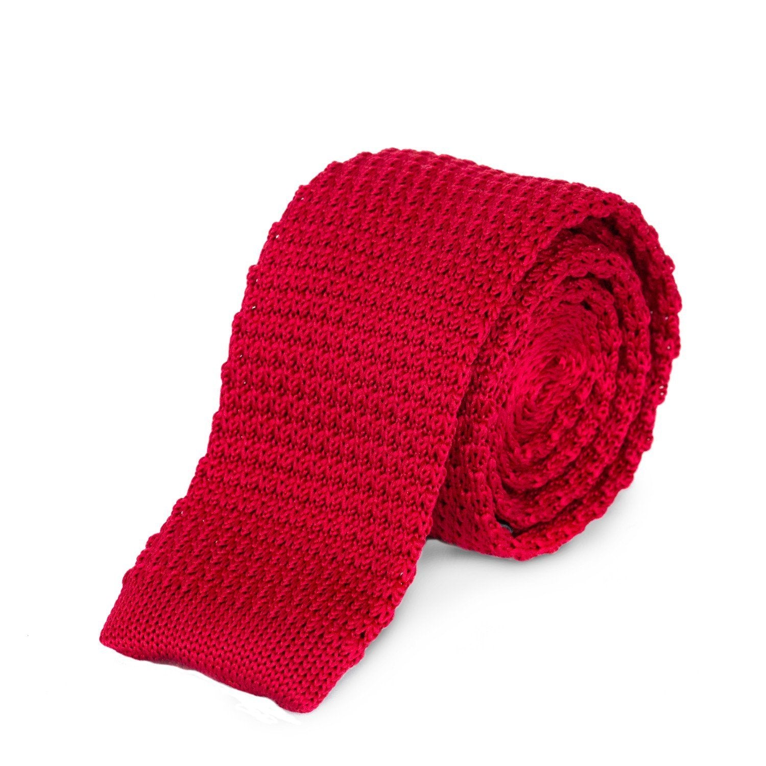 Red Knitted Tie