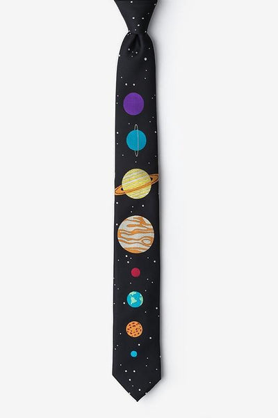 The 8 Planets Skinny Tie