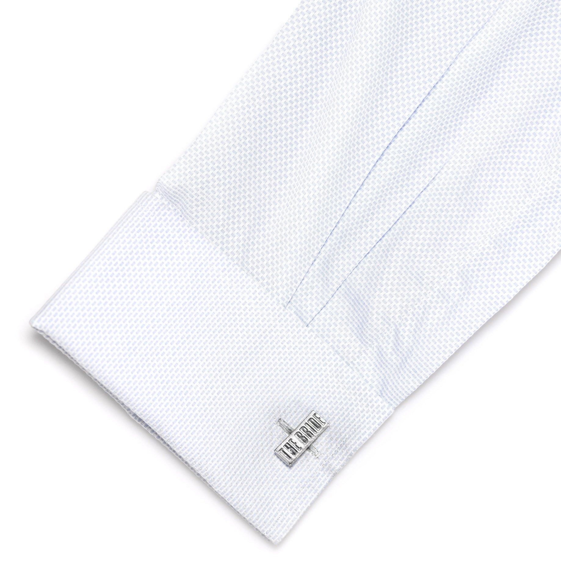 Father of the Bride Raised Lettering  Wedding Cufflinks