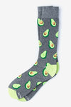 Avocado Green Mens Sock, Green, Socks, Men's Socks, Socks for Men, SK1054, Clinks Australia