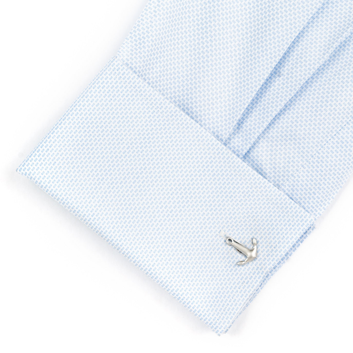 Silver Anchor Cufflinks