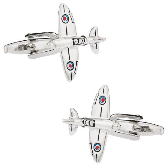 Spitfire Airplane Cufflinks