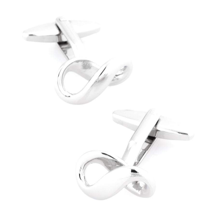 Silver Infinity Symbol Cufflinks