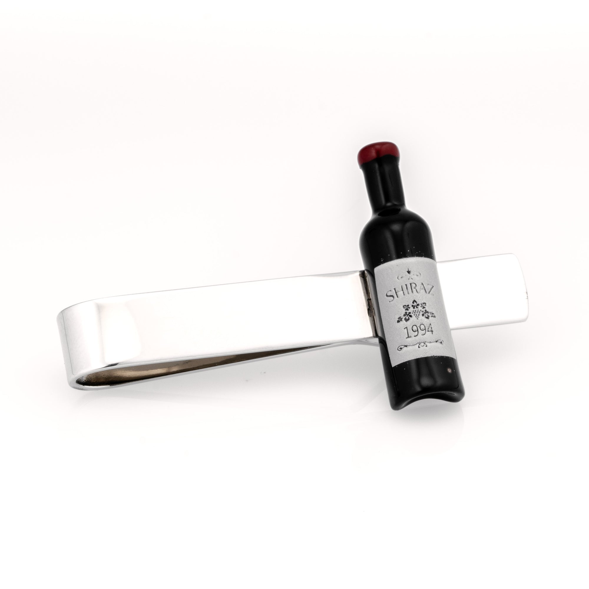 Shiraz Red Wine Bottle Tie Bar