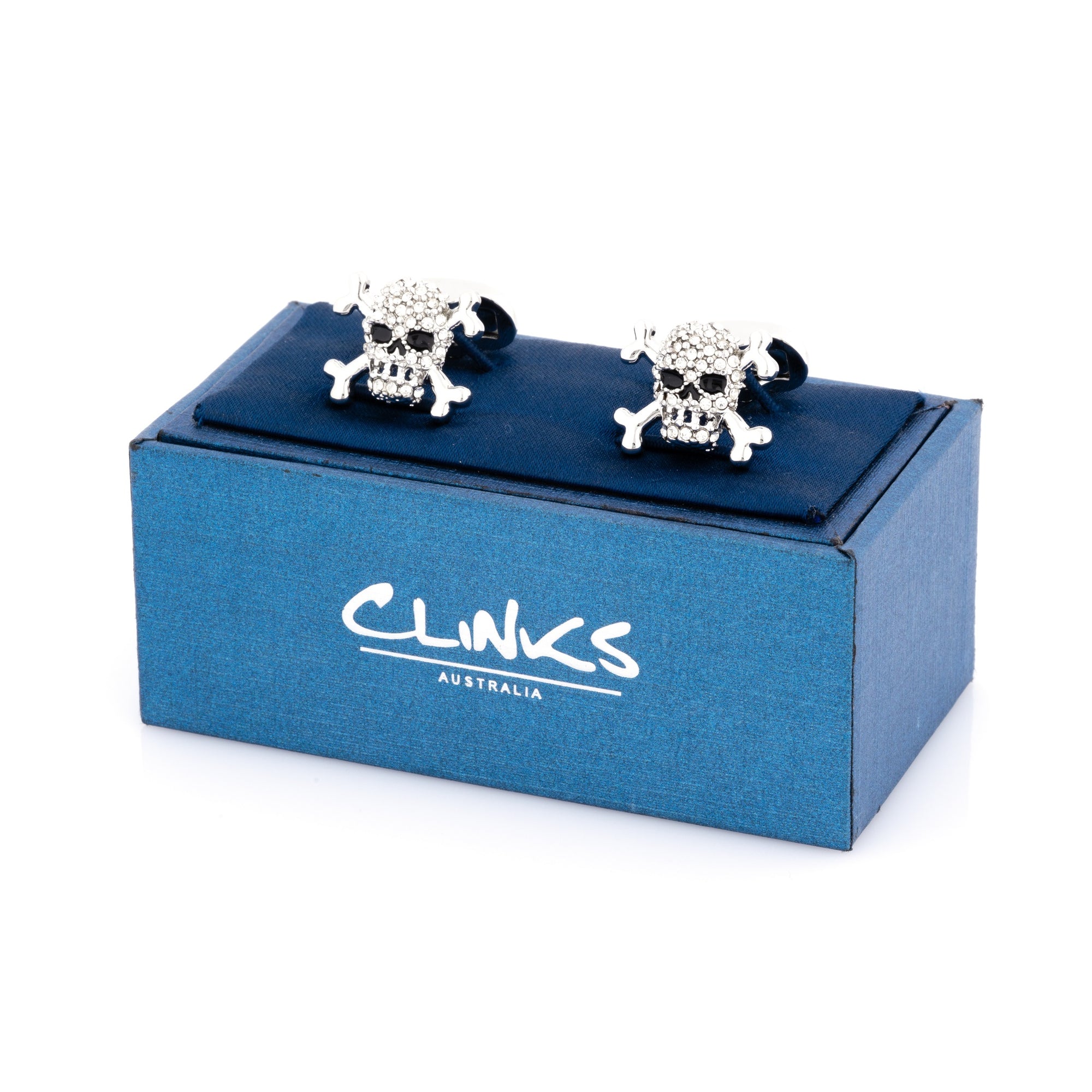Crystal Skull Cufflinks