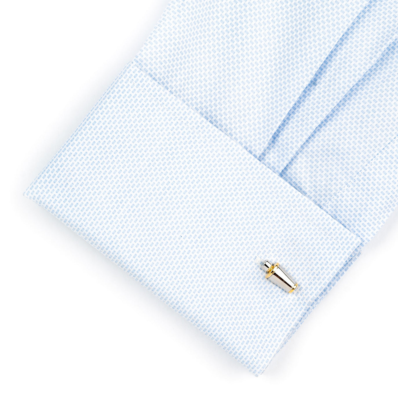 Silver/Gold Cocktail Glass & Shaker Cufflinks