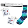 Best Dad Gift Set, Gift Set, Socks Gift Set, Cufflinks, Socks, Tie Bars, Location: SK2020+CL8441+TC1096, GS1010, Clinks Australia
