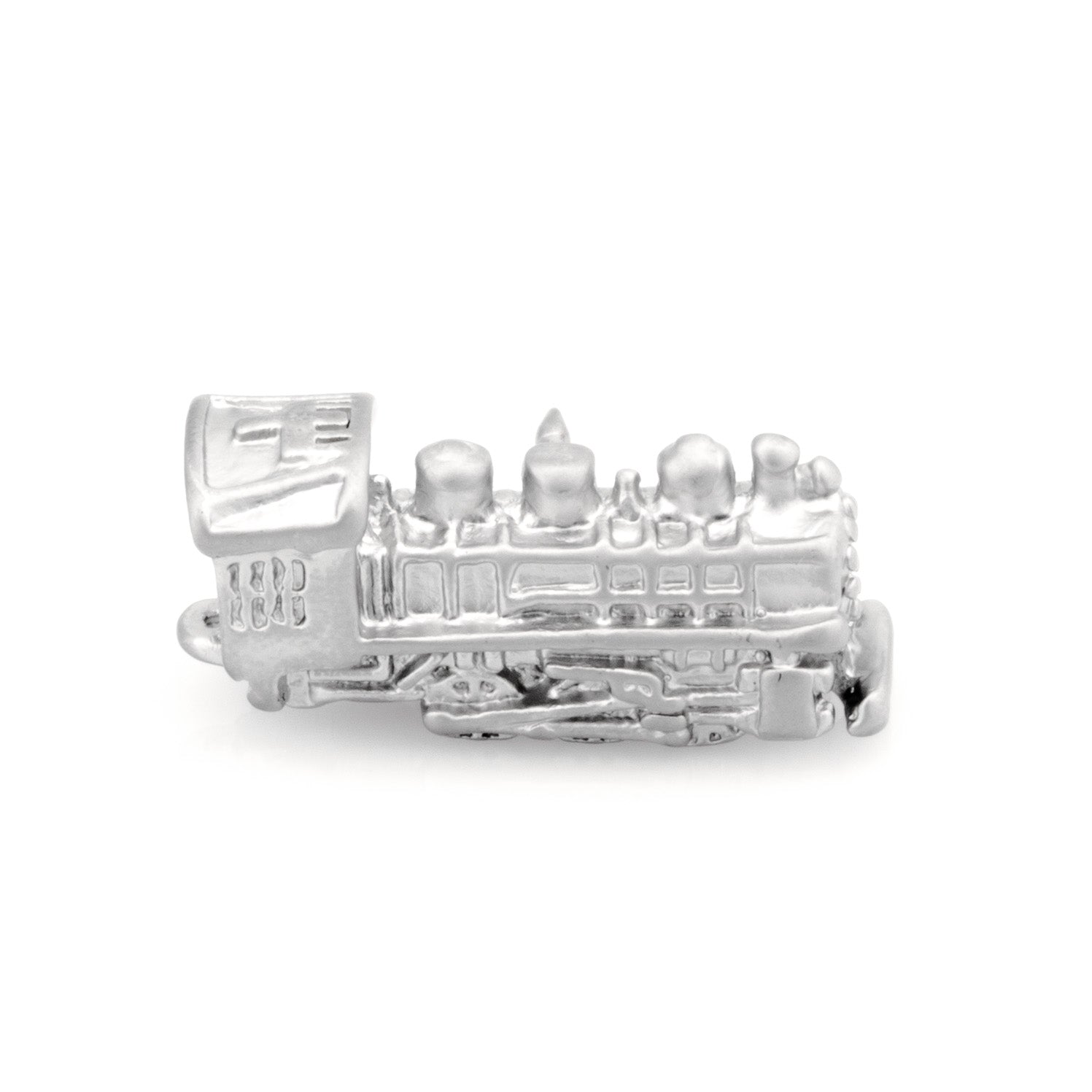 Train Lapel Pin - Silver