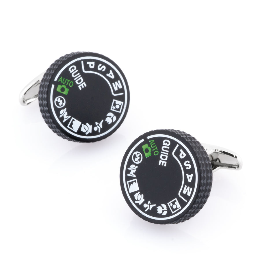DSLR Camera Dial Cufflinks