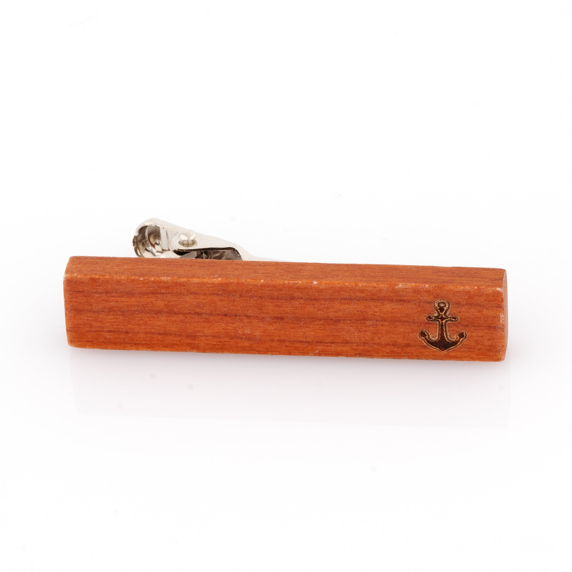 Wood Anchor Stamp Tie Clip