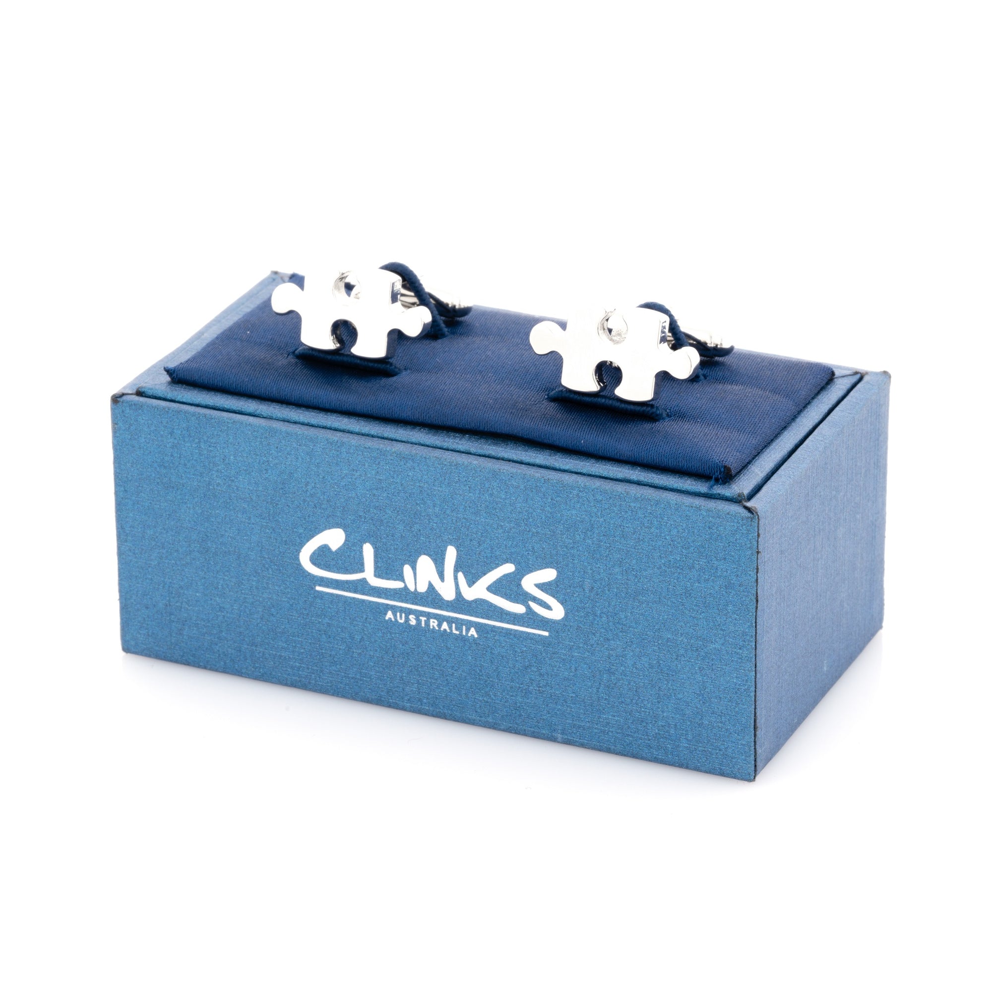 Silver "Puzzle" Jigsaw Cufflinks