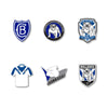 Canterbury-Bankstown Bulldogs Logo NRL Pin Set