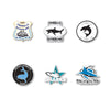 Cronulla-Sutherland Sharks Logo NRL Pin Set