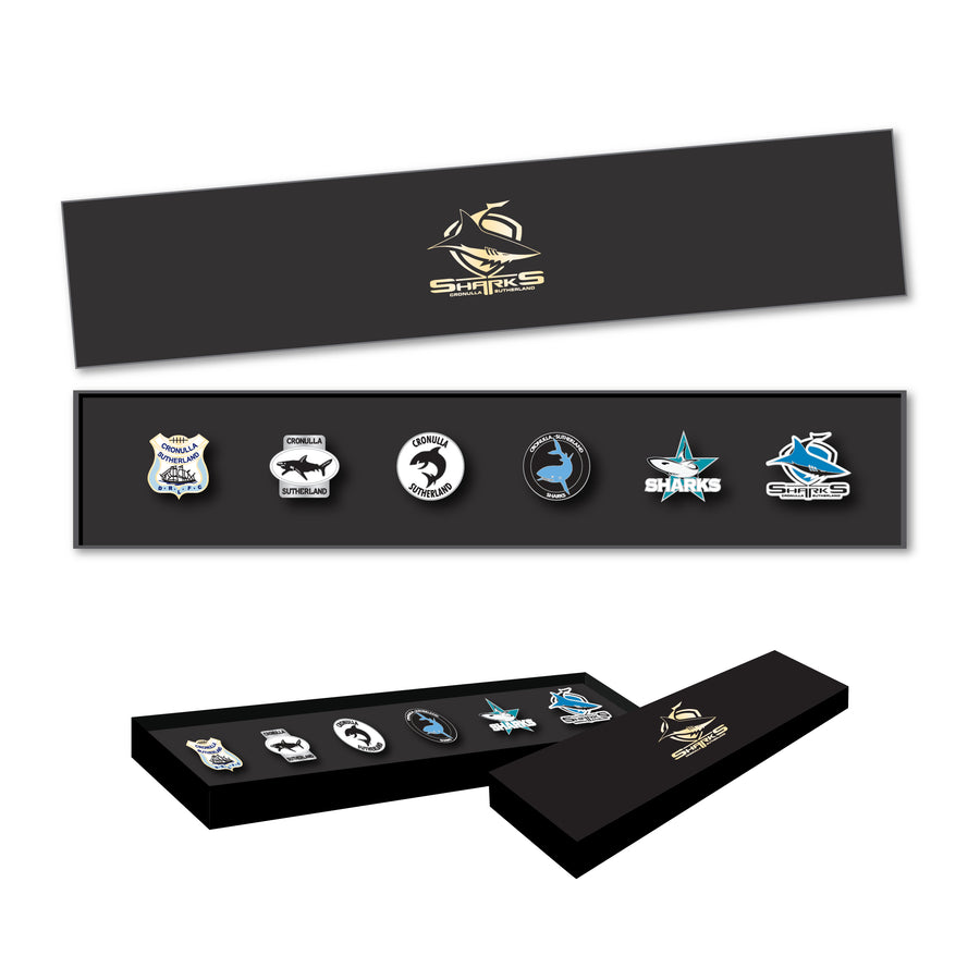 Cronulla-Sutherland Sharks Logo NRL Pin Set