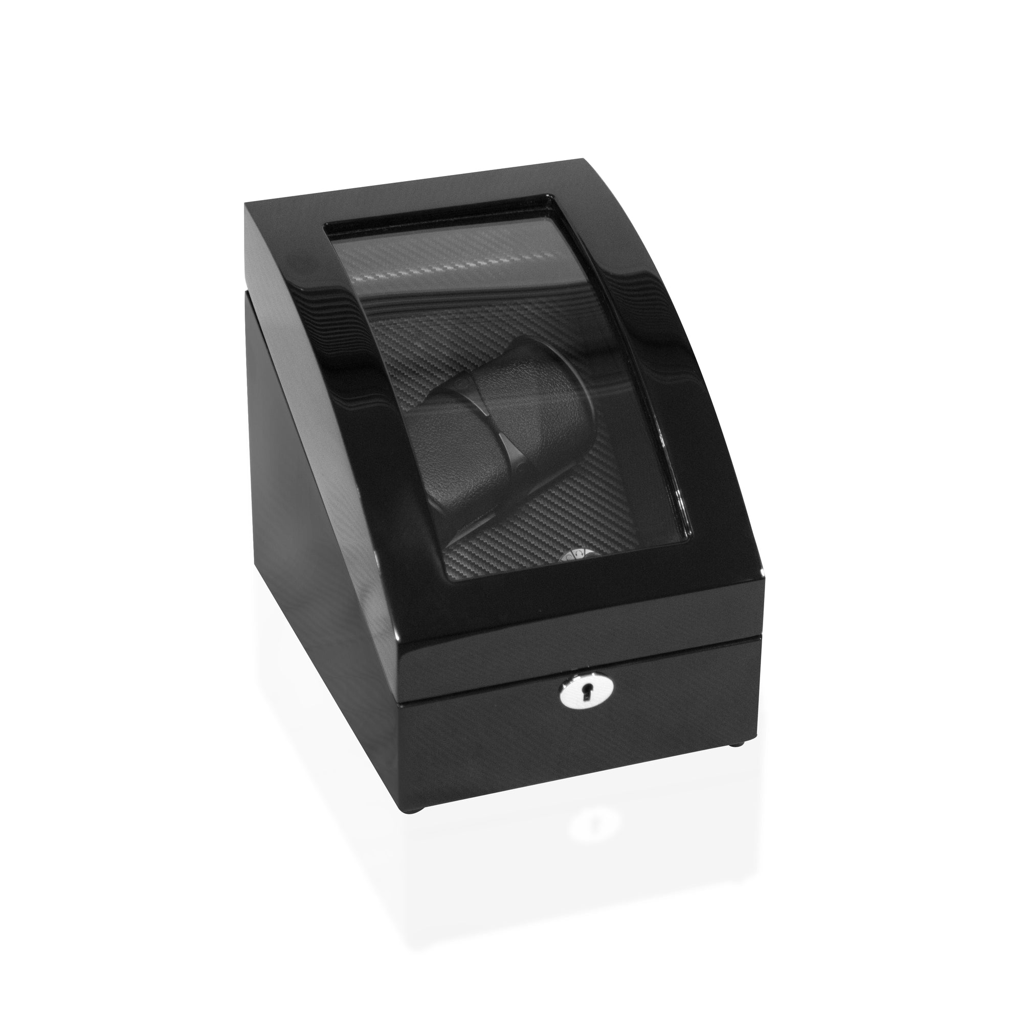 Black Watch Winder Box, 2 + 3 Watch Winder Box, Cuffed Watch Watch Winder, Clinks Australia Watch Winder Box, Black Watch Winder Box on Cuffed, Australia Watch Winder Box, Watch Winder Storage Box, Watch Winder Display Box, Watch Winder Box for 2 + 3, Watch Winder Box, Black, CW0207, Clinks Australia,