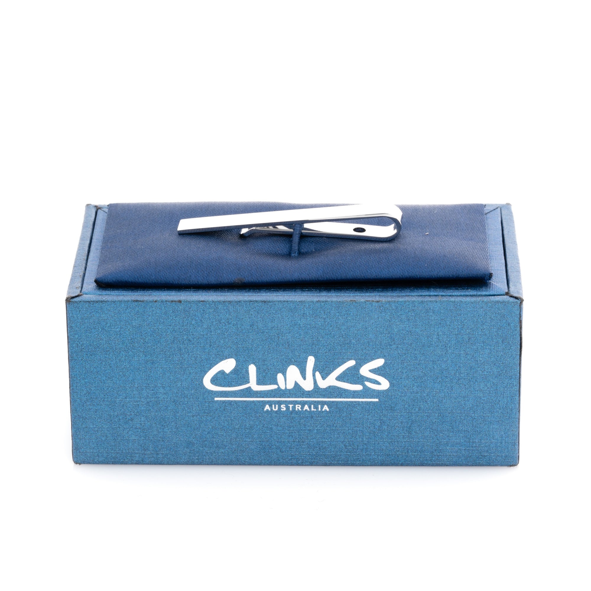 Small Shiny Silver Tie Bar 44m