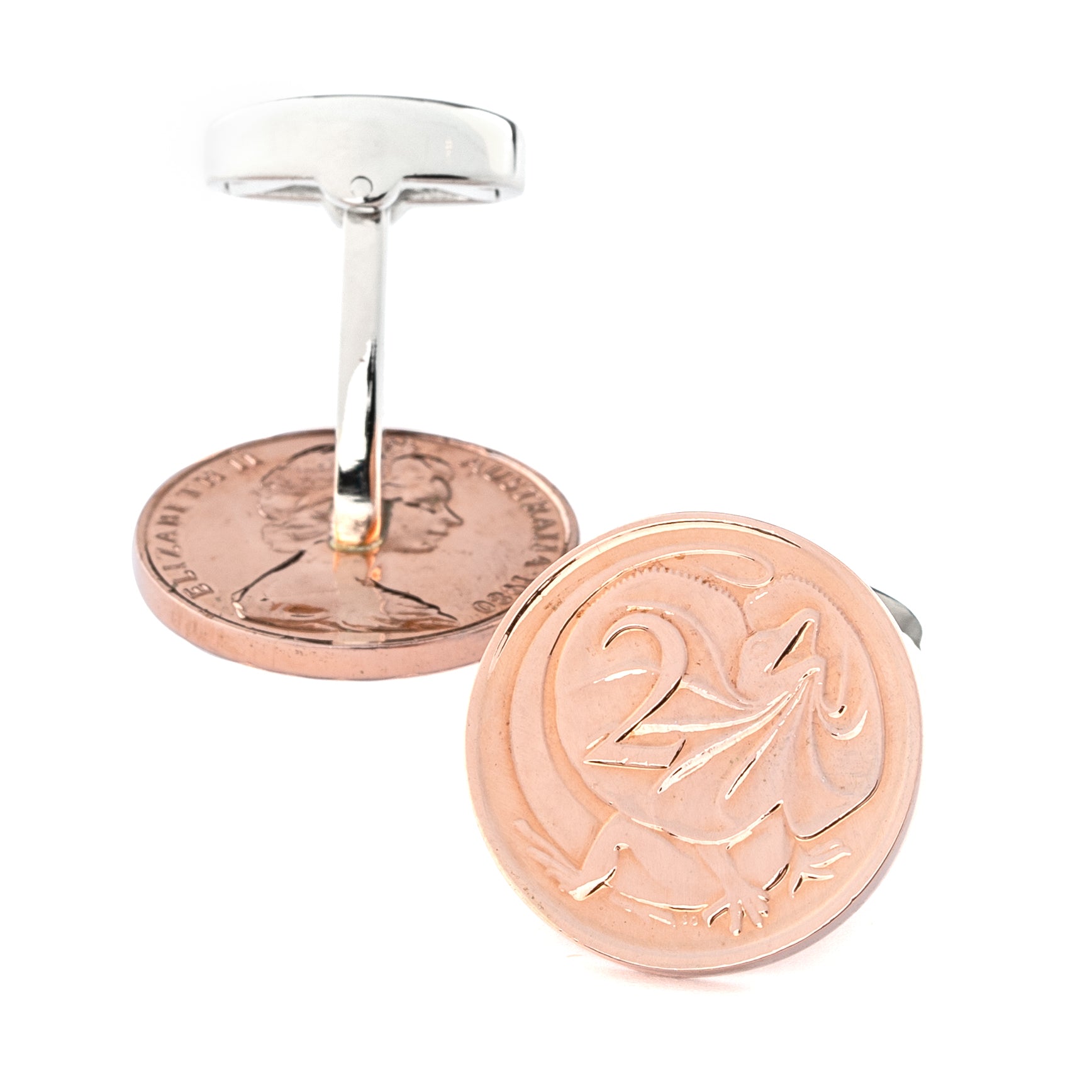 Australian 2 Cent Coin Cufflinks