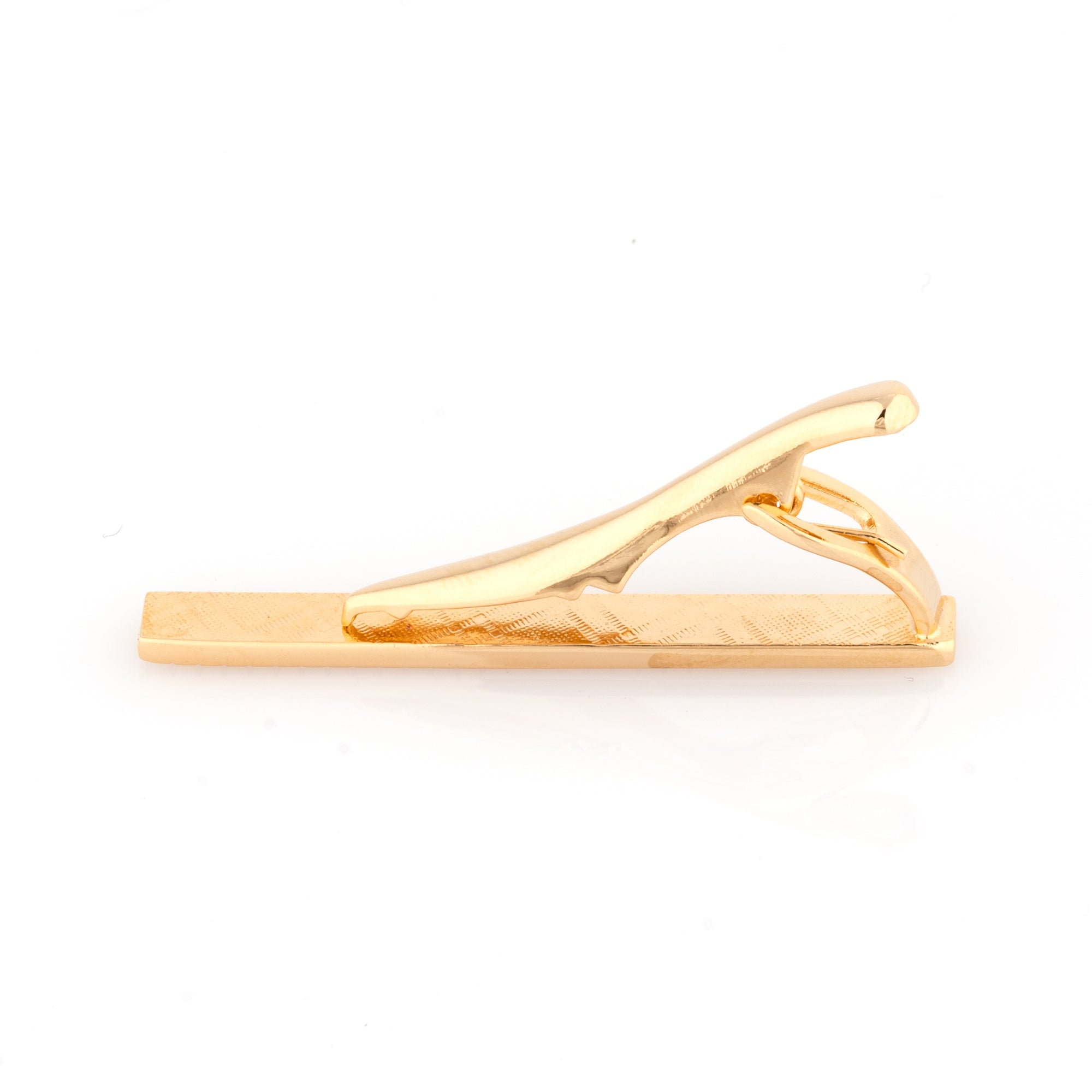Brushed Rose Gold Tie Clip