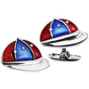 Red & Blue Horse Racing Jockey Caps
