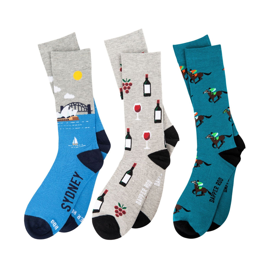 Sydney Socks Gift Set, Socks Gift Sets, Gift Sets, Socks, Location: SK2036+SK2017+SK2016, SS5012, Clinks Australia