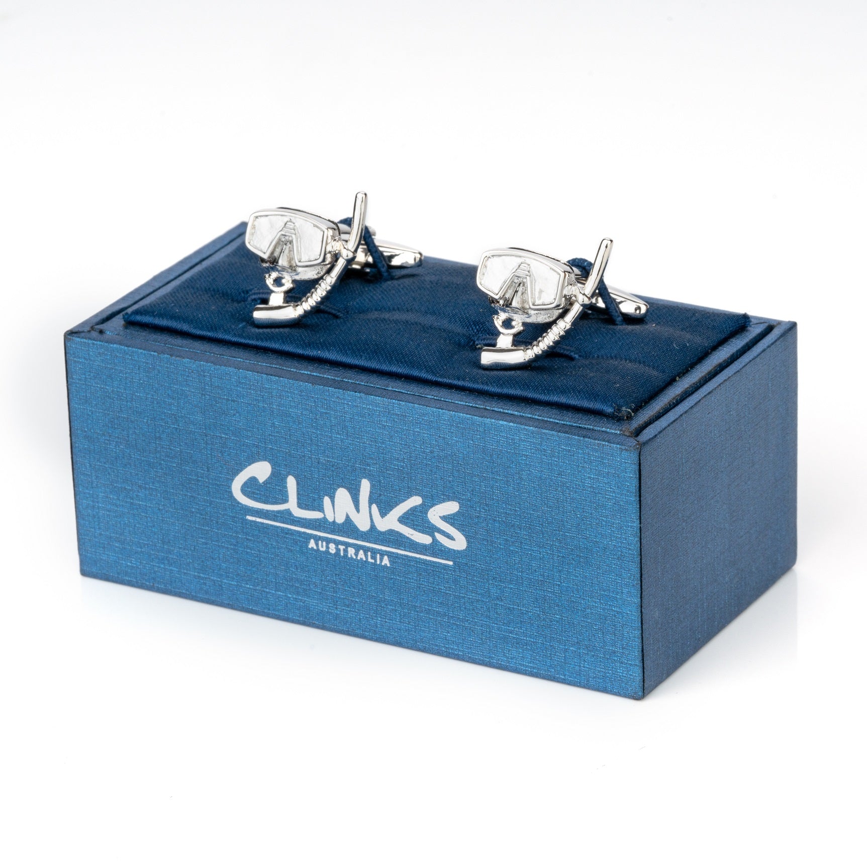 Snorkelling Mask Cufflinks Silver