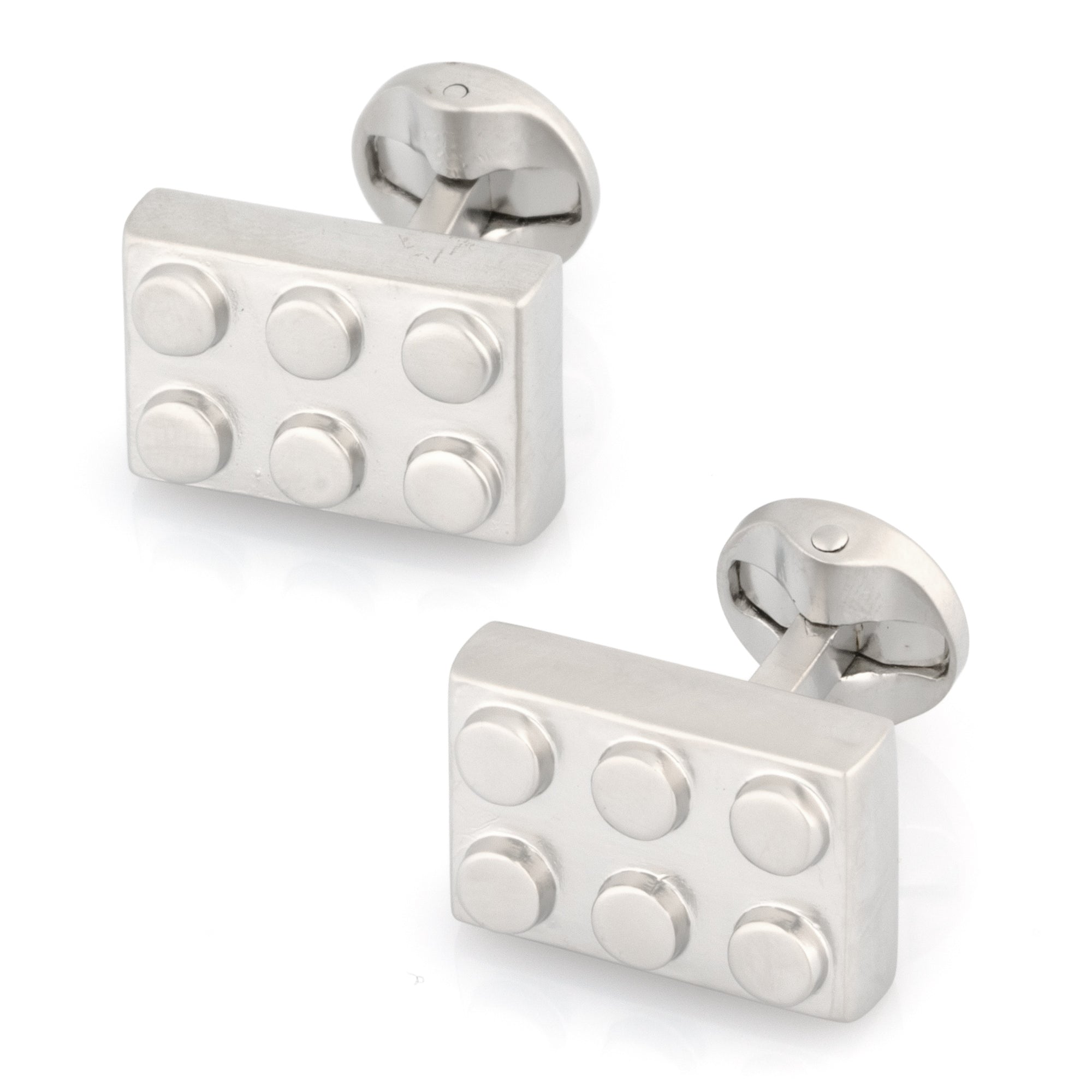 Silver Building Block Cufflinks