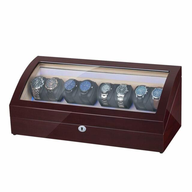 Mahogany Watch Winder Box, 8 + 8 Watch Winder Box, Cuffed Watch Watch Winder, Clinks Australia Watch Winder Box, Mahogany Watch Winder Box on Cuffed, Australia Watch Winder Box, Watch Winder Storage Box, Watch Winder Display Box, Watch Winder Box for 8 + 8, Watch Winder Box, Mahogany, CW0802, Clinks Australia