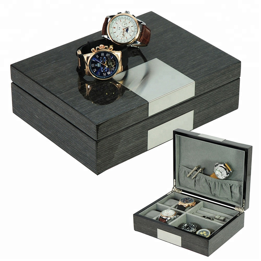 Wenge Wooden Watch Box, Cufflink Watch Box, Cuffed Watch Box, Clinks Australia Watch Box, Wenge Watch Boxes on Cuffed, Australia Watch Box, Cufflink Watch Storage Box, Cufflink Watch Display Box, Wenge Watch Box, Wooden Watch Box, Wenge, Wooden Cufflink Watch Boxes, CB5004, Clinks Australia