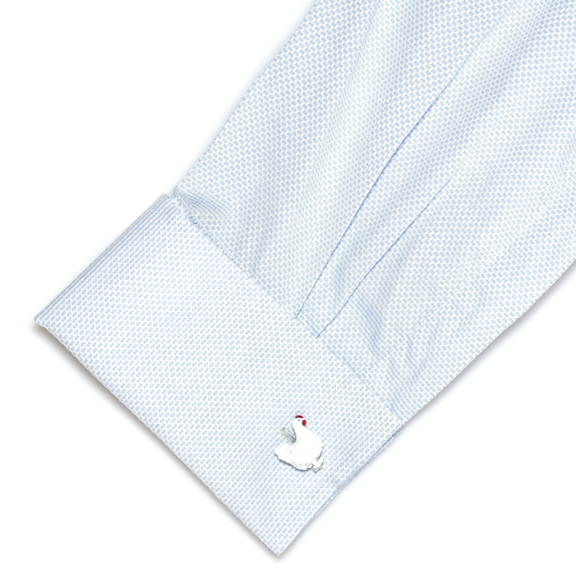 Chicken and Egg Cufflinks Novelty Cufflinks Clinks Australia 