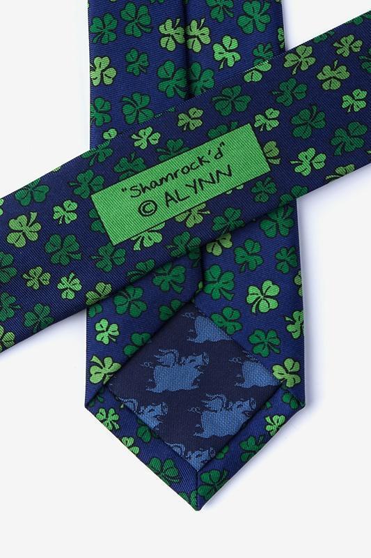 Shamrock'd Skinny Tie