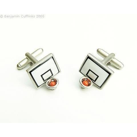 Basketball Hoop Cufflinks