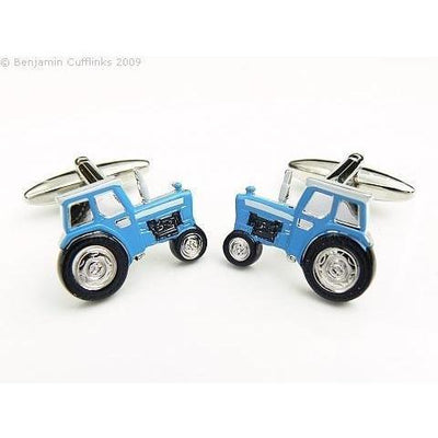 Blue Tractor Cufflinks
