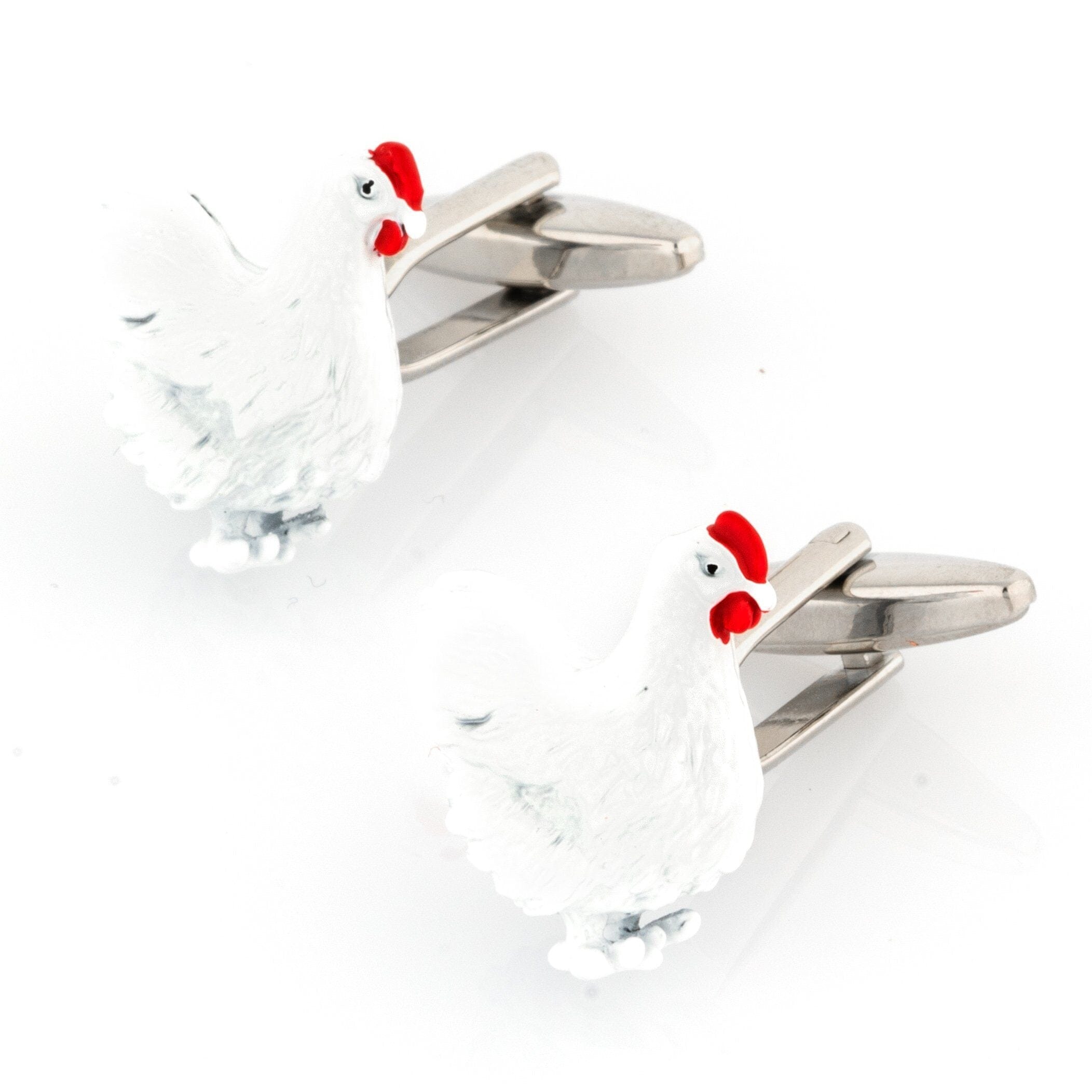 Colour Chicken Cufflinks Novelty Cufflinks Clinks Australia Colour Chicken Cufflinks 