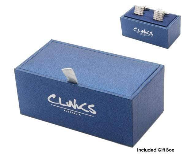 Wrap Around Gold Groove Cufflinks Classic & Modern Cufflinks Clinks Australia 