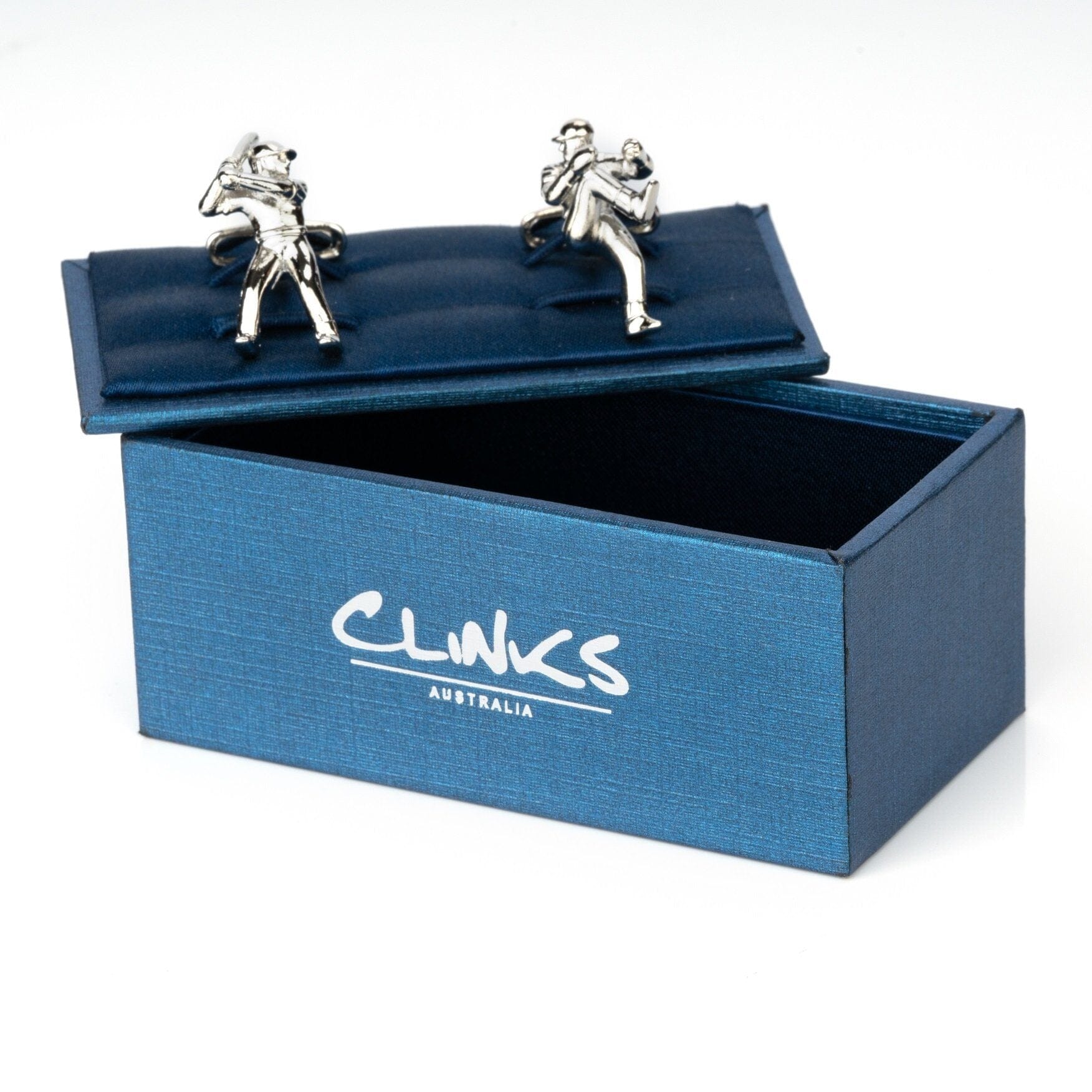 Baseball Pitcher and Batter Cufflinks Novelty Cufflinks Clinks Australia 