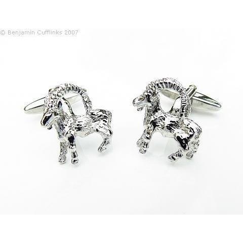 Capricorn Goat Cufflinks